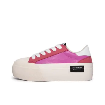 ARTICLE NO. Low Top Skateboard Shoes Unisex White Pink