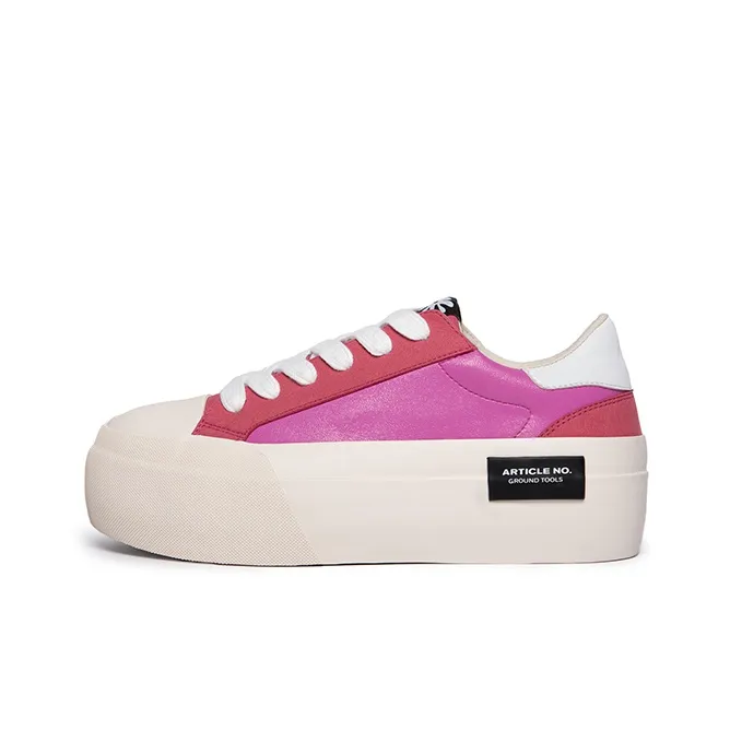 ARTICLE NO. Low Top Skateboard Shoes Unisex White Pink-0