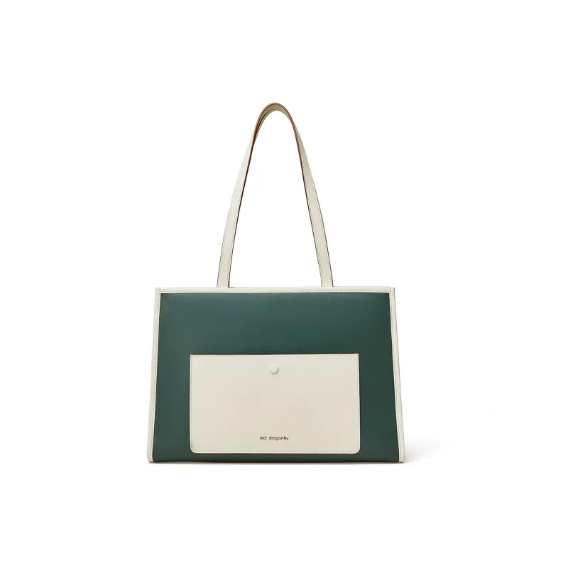 RED DRAGONFLY Cow Split Leather Shoulder Bag Crossbody Bag Handbag Regular Women's Black/Green/White-5
