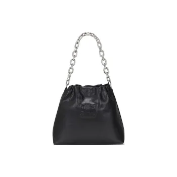 ORYANY Cow Leather Handbag Shoulder Bag Crossbody Bag Regular Women's Black