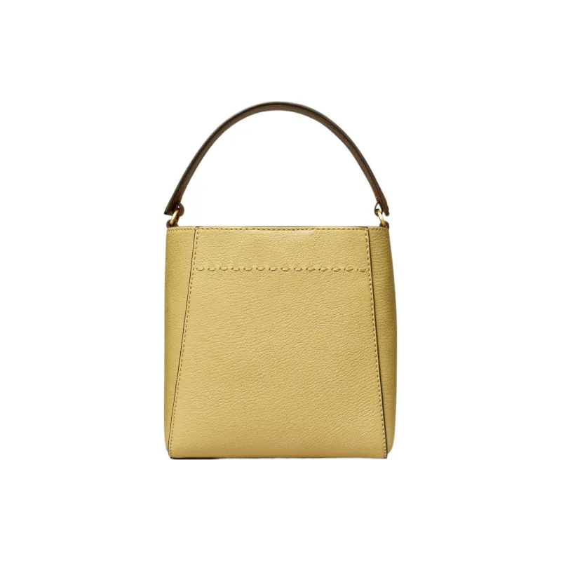 TORY BURCH McGraw Sheepskin Bucket Bag Handbag Trumpets Women's Light Malt-2