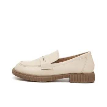 KEKAFU Loafers Women's Low Top Beige/Black