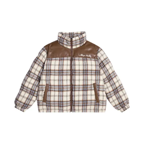 Atry Puffer Jackets Unisex Brown