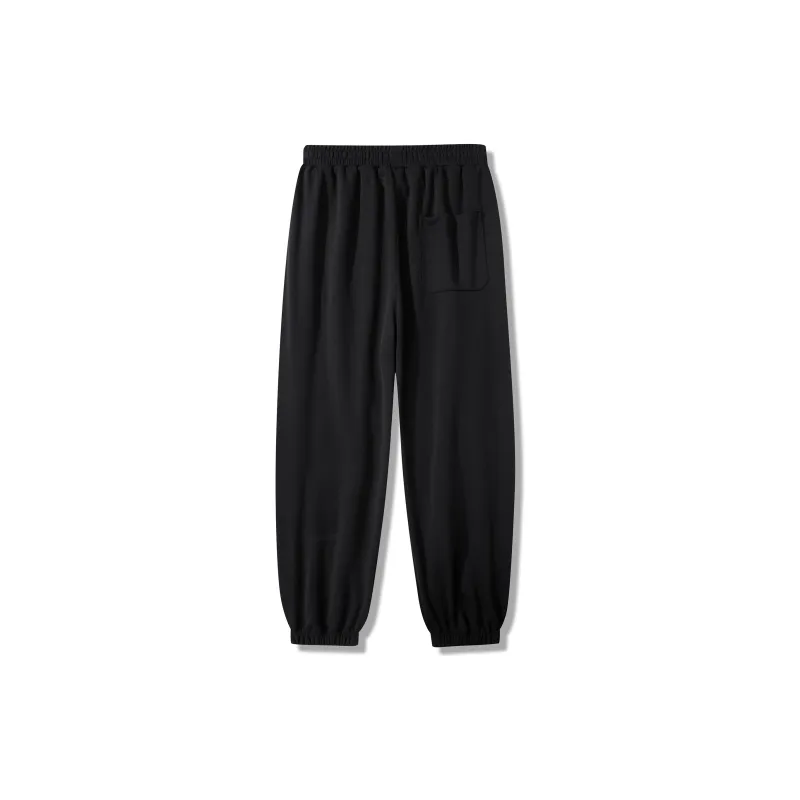FireMonkey Knitted Sweatpants Unisex Black-1