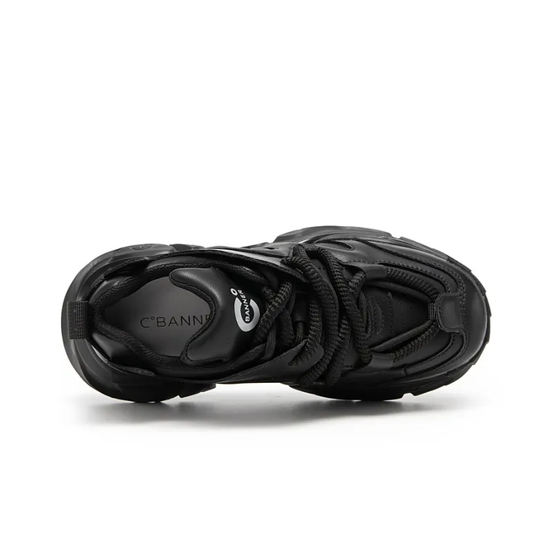 C°BANNER Lightweight Height Increasing Low-Top Chunky Sneakers 5cm Women's-10
