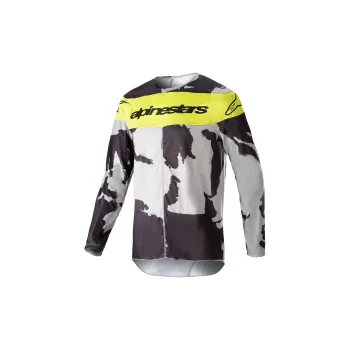 ALPINESTARS 2023 Racing Tactical Jersey Grey Camouflage/fluorescent Yellow