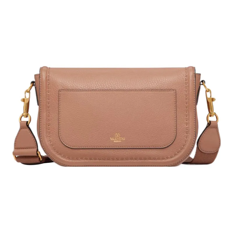 Valentino GARAVANI Soft Grain Calfskin Portable Crossbody Bag, Shoulder Bag Regular Women's Cinnamon Rose-3