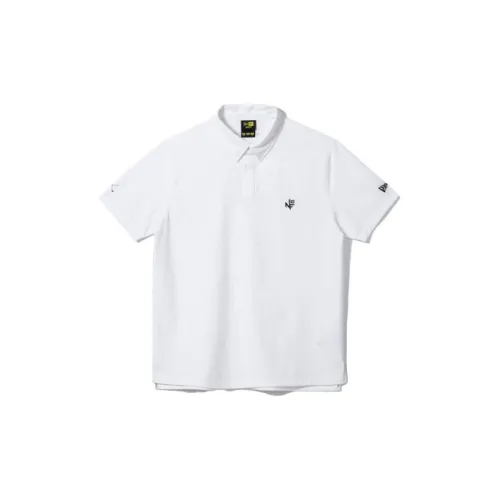 New Era Polo Shirts Men White