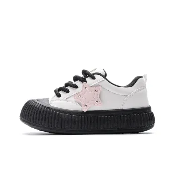 PAUL FRANK Low-Top Skateboard Shoes Women's Black White