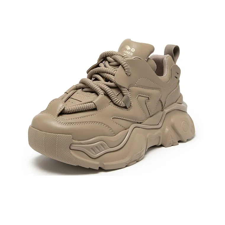 C°BANNER Lightweight Height Increasing Low-Top Chunky Sneakers 5cm Women's-2