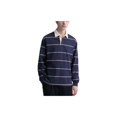 UNIQLO Polo Shirts Unisex Navy Blue