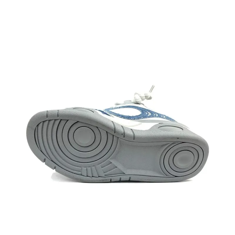 VFTS Fashion Puffy Shoes Coverage Warm Slip-Resistant Cushioning Wear-Resistant Balance Low-Top Skateboard Shoes Unisex-14