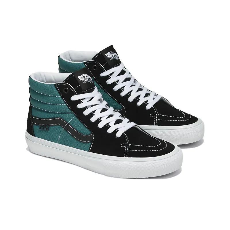 Sk8 Skate Vans Hi 'Safari Black Teal'-2