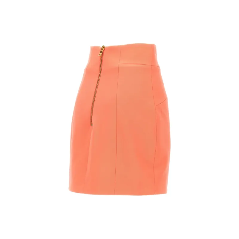 BALMAIN Casual Short Skirts Women's Pink-3