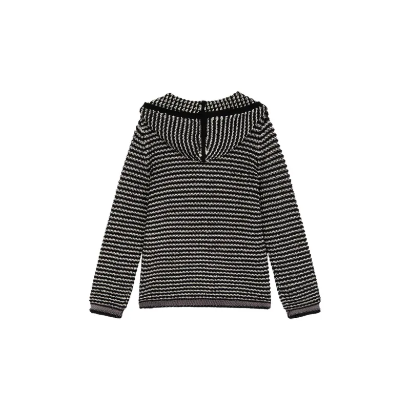 THEORY Sweaters Women's Black White-1