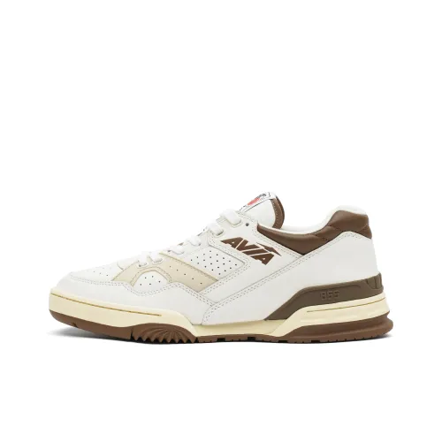 AVIA 855 Series Vintage Basketball Shoes Men Low-Top Beige Brown