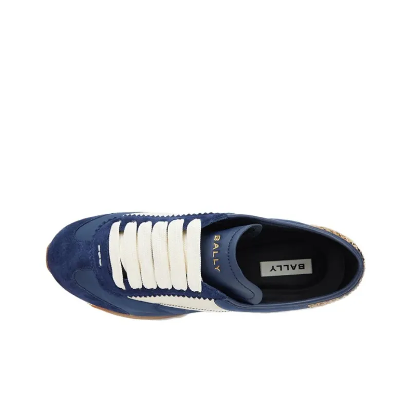 BALLY Sonney Panelled Suede Sneakers-2