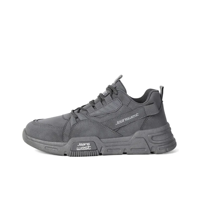 JEANSWEST Anti Slip And Wear Resistant Height Increasing Low Top Casual Shoes Men's-9
