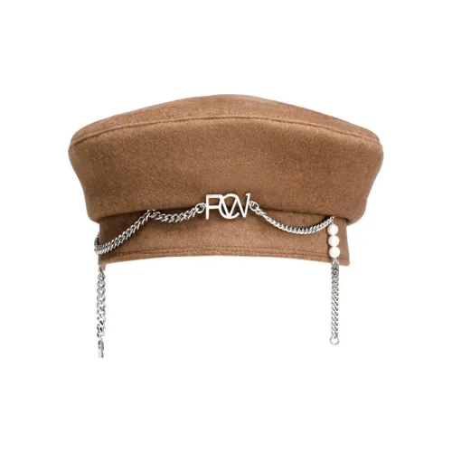 Feng Chen Wang Berets Unisex Brown