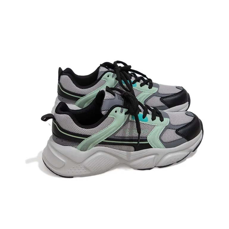 Feiyue Abrasion Resistant Low Top Running Shoes Women's Light Green-3