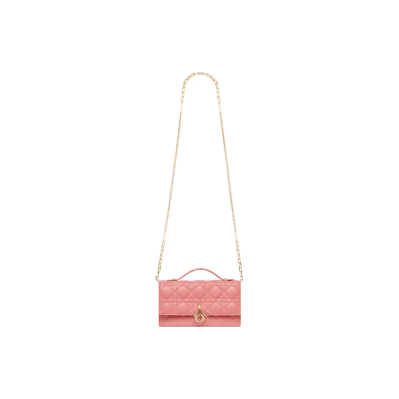DIOR Sheepskin Shoulder Bag, Crossbody Bag, Handbag Mini Women's Light Pink-1