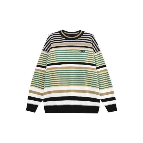 F426 Knitwear Unisex Yellow Green Stripes