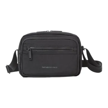 SAMSONITE MARSTON Nylon Small Square Bag Shoulder Bag, Crossbody Bag Mini Men's Black