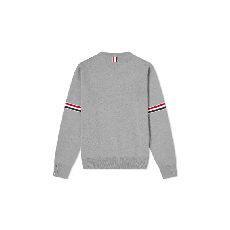 THOM BROWNE Rwb Striped Crewneck Sweatshirt-1