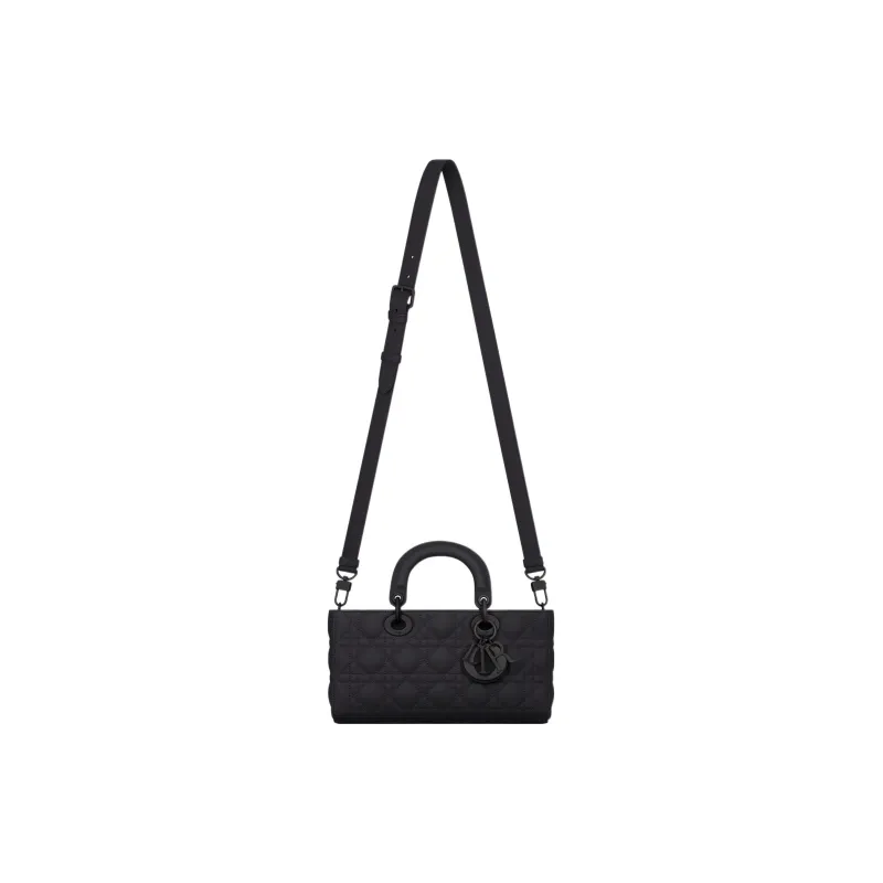 DIOR Lady D JOY Matte Calfskin Lady Dior Bag, Shoulder Bag, Crossbody Bag, Handbag Medium Size Women's Black-2