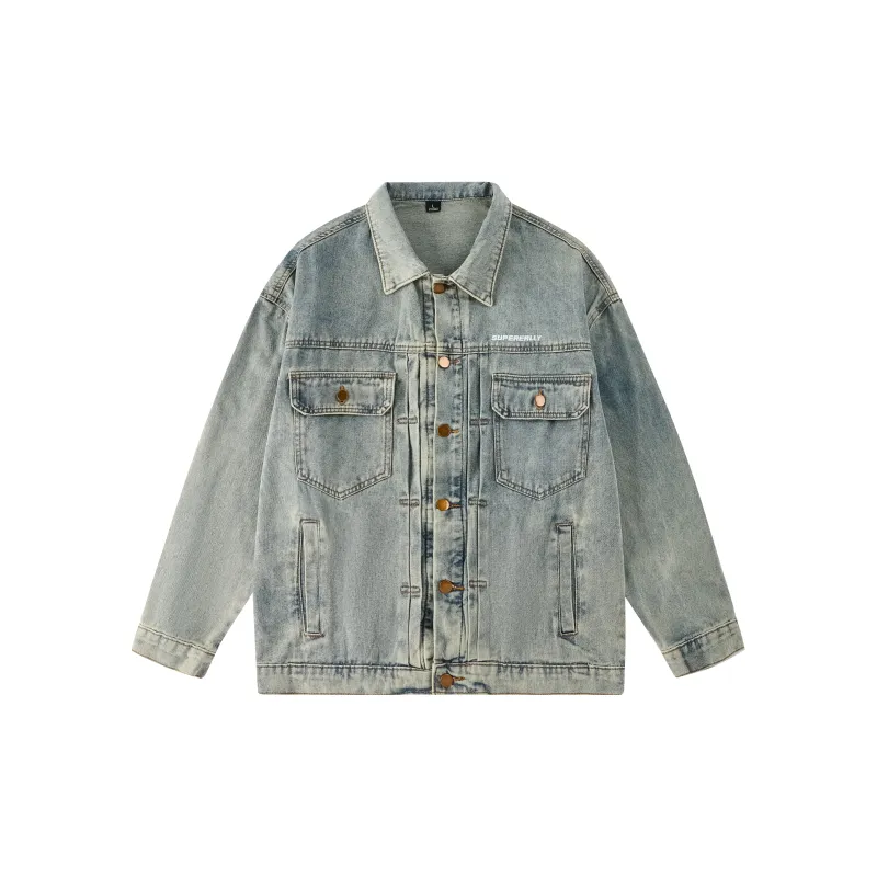 SUPEREALLY Denim Jackets Unisex-8