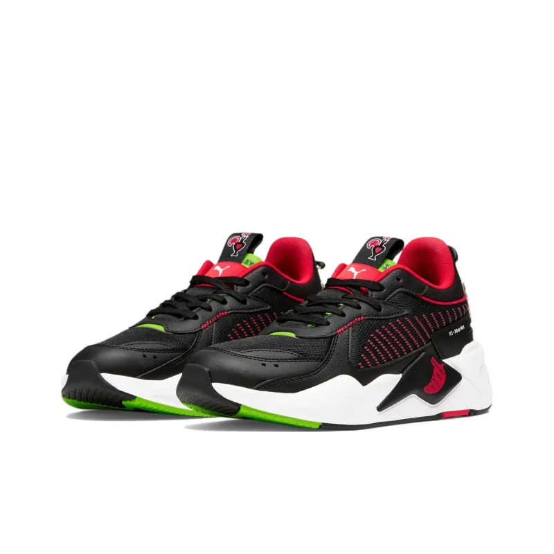NANDO'S x PUMA RS X Xtra Hot Anti Slip Wear Resistant Low Top Casual Shoes Men's Black Red Green-2