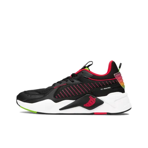 PUMA RS-X Casual Shoes Men Low-Top Black/Red Green