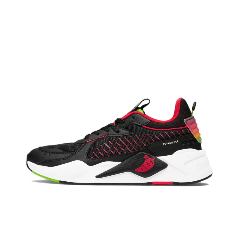 NANDO'S x PUMA RS X Xtra Hot Anti Slip Wear Resistant Low Top Casual Shoes Men's Black Red Green-0