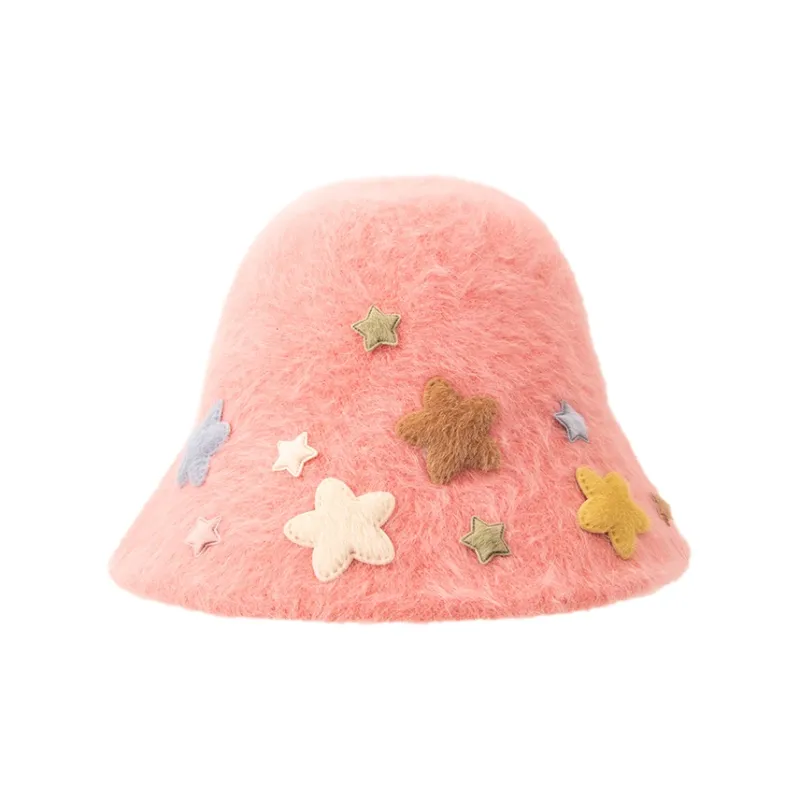 BAIJUAN Polyester Bucket Hats Women's-5