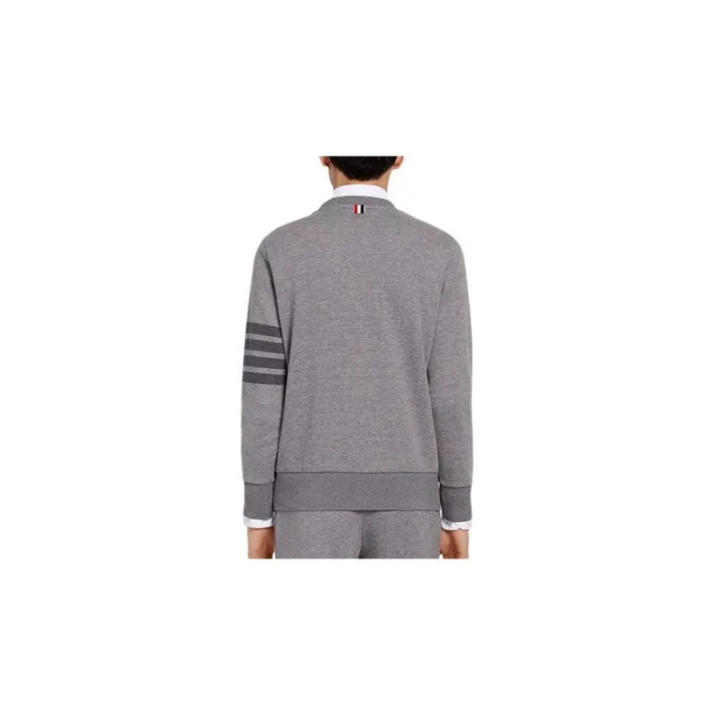 THOM BROWNE 4 Bar Stripe Cotton Sweatshirt-2