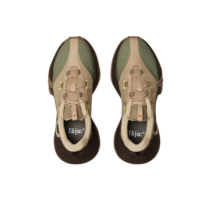 FAJO Low Top Outdoor Shoes Unisex Brown-4