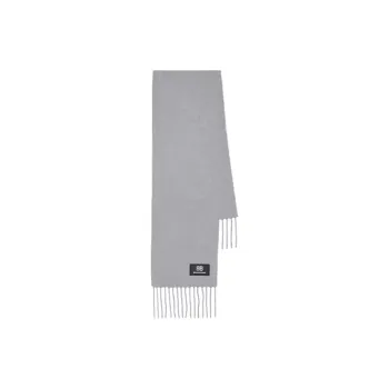 Balenciaga Knit Scarves Unisex Gray