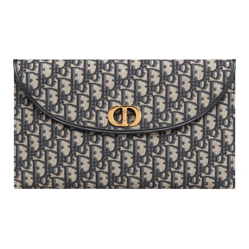 DIOR Fabric Clutch Women's Blue-0