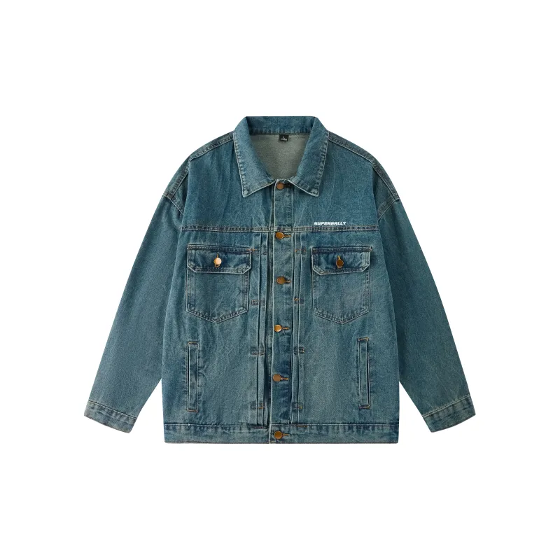 SUPEREALLY Denim Jackets Unisex-22