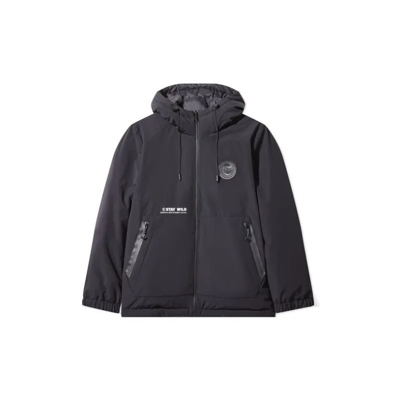 Cabbeen Down Jacket Men's Coal Black-1