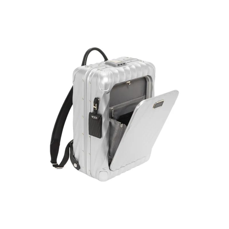 TUMI Hard Shell Backpack Unisex Silver-1