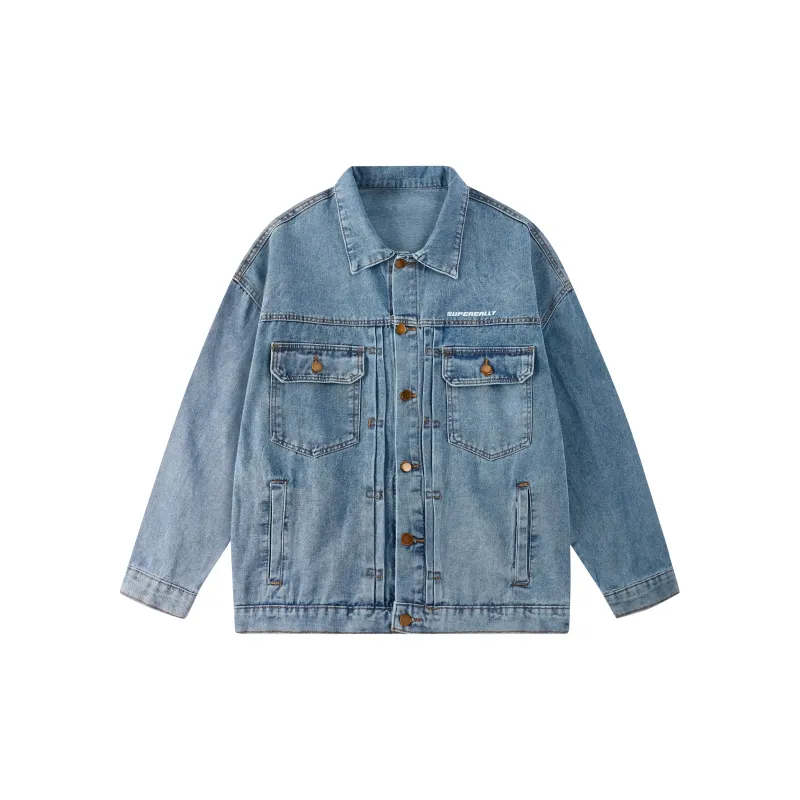 SUPEREALLY Denim Jackets Unisex-15