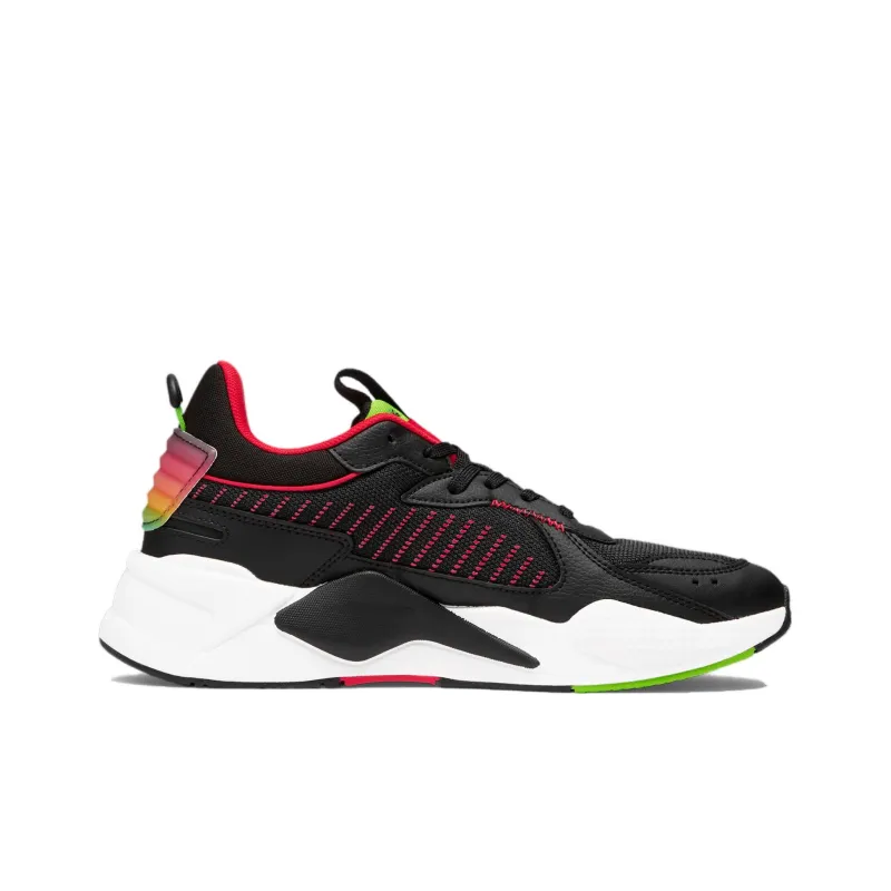 NANDO'S x PUMA RS X Xtra Hot Anti Slip Wear Resistant Low Top Casual Shoes Men's Black Red Green-1