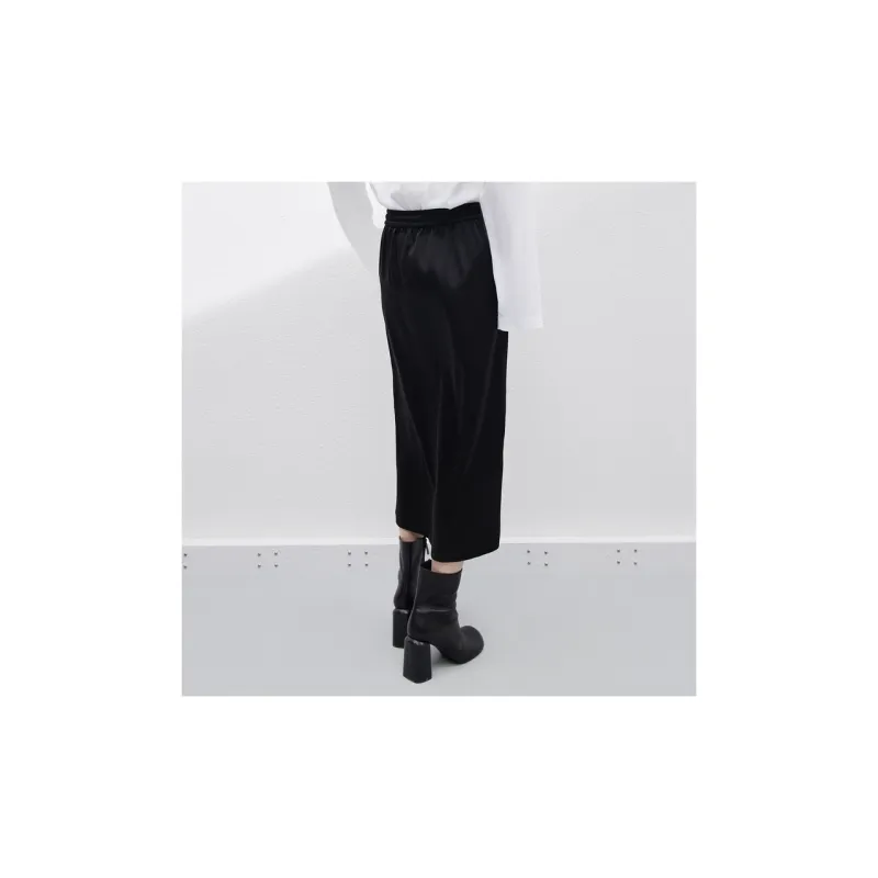 MO&CO Casual Long Skirts Women's Black-1