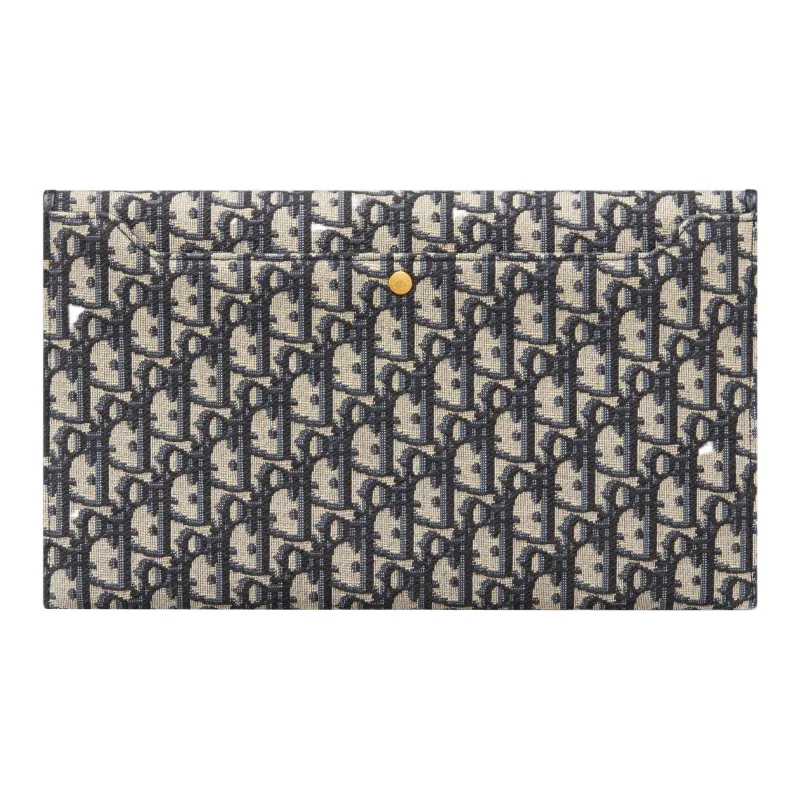 DIOR Fabric Clutch Women's Blue-2