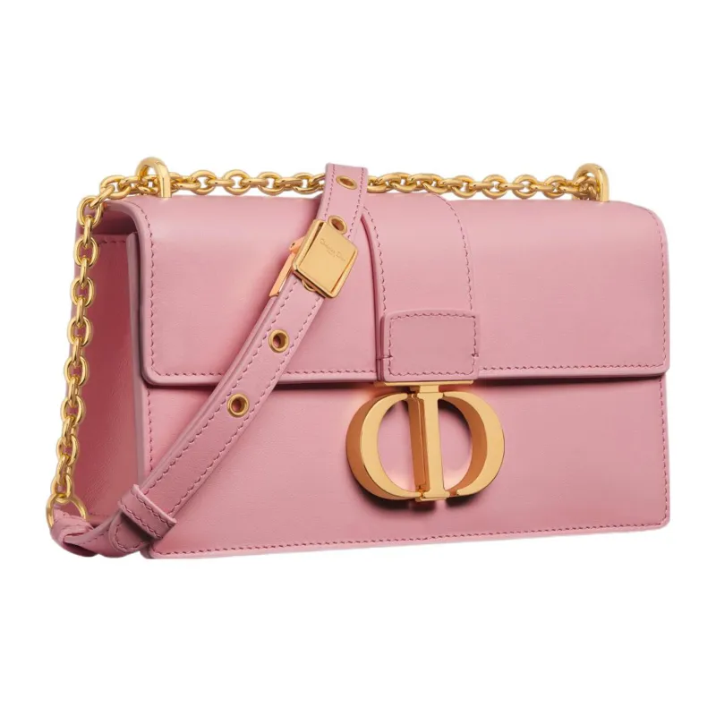 DIOR 30 Montaigne Cow Leather Shoulder Bag Crossbody Bag Regular Women's Peach Pink-2