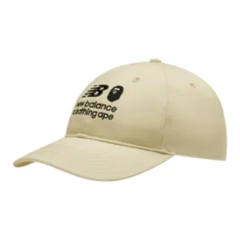 New Balance Cotton Baseball Caps Unisex Beige