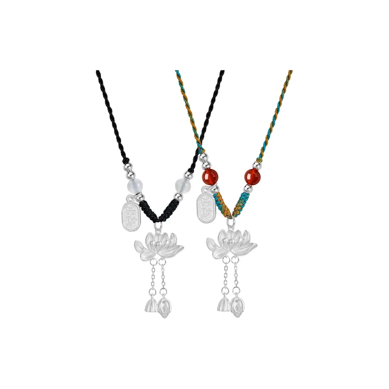 JUICY GRAPE S999 Fine Silver Necklaces Unisex-1