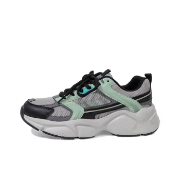 Feiyue Abrasion Resistant Low Top Running Shoes Women's Light Green