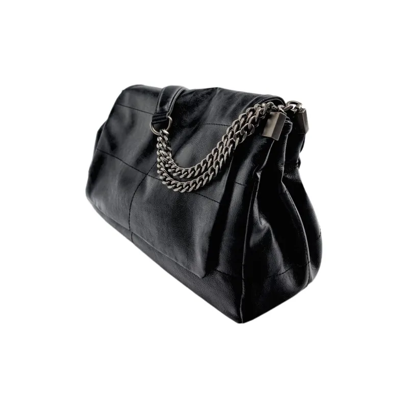 ZARA PU Handbag Shoulder Bag Regular Women's Black-1